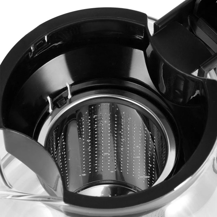 Чайный набор Kitfort КТ-6639, стекло, 1.8/1.2 л, 1500 Вт, чёрно-серебристый Чайный набор Kitfort КТ-6639, стекло, 1.8/1.2 л, 1500 Вт, чёрно-серебристый