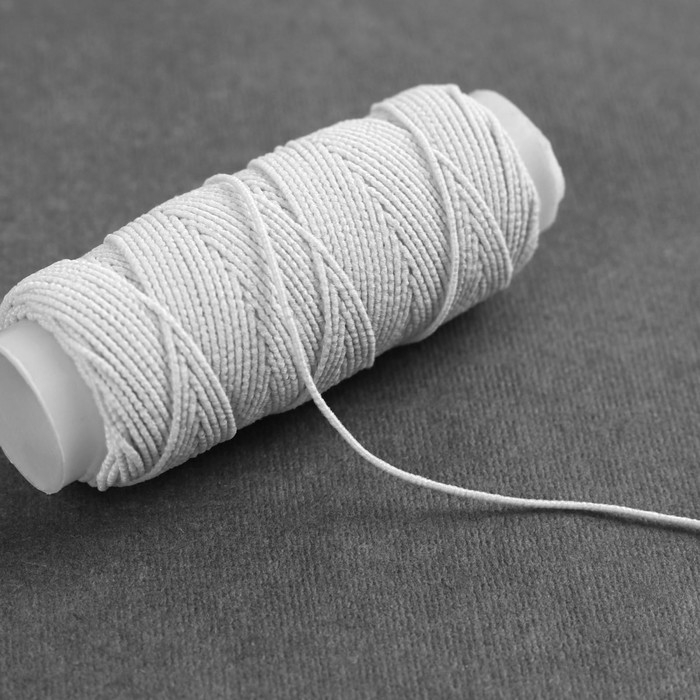 Резинки шпульные, 10 гр, 20 ± 2 м, 5 шт, цвет белый Резинки шпульные, 10 гр, 20 ± 2 м, 5 шт, цвет белый