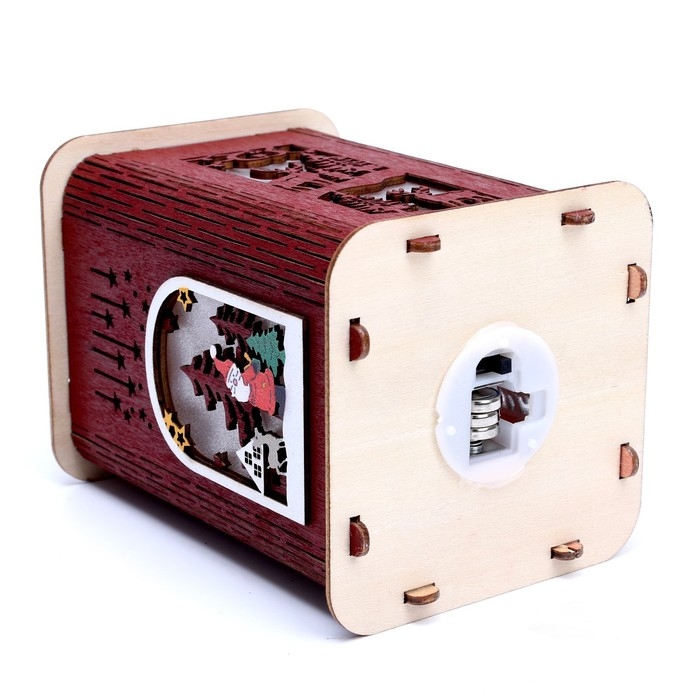 Новогодний декор с подсветкой «Фонарь» 9 × 9 × 16 см Новогодний декор с подсветкой «Фонарь» 9 × 9 × 16 см