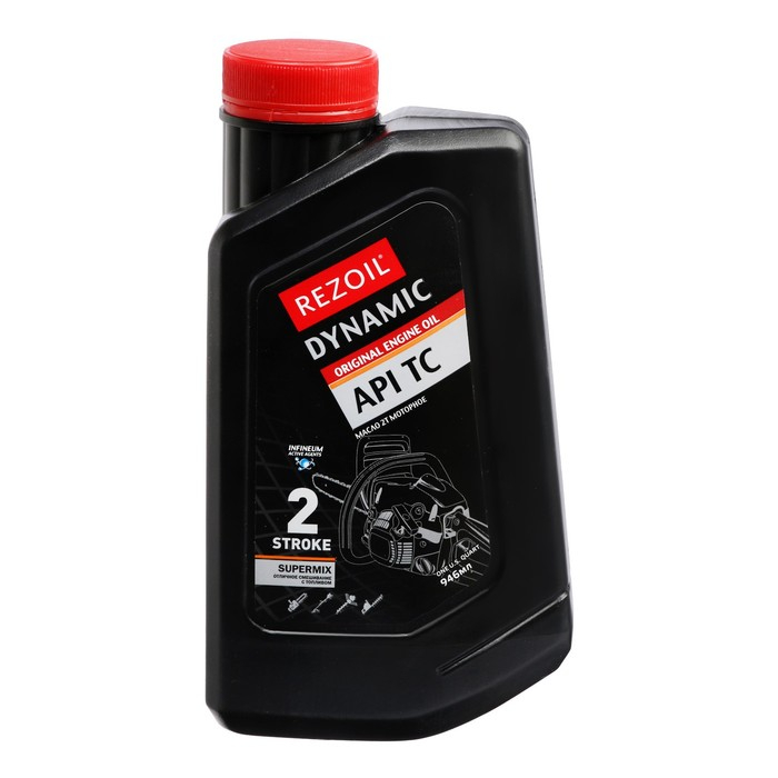 Масло Rezer Rezoil DYNAMIC 2T API TС, для двухтактных двигателей, минеральное, 0.946 л Масло Rezer Rezoil DYNAMIC 2T API TС, для двухтактных двигателей, минеральное, 0.946 л