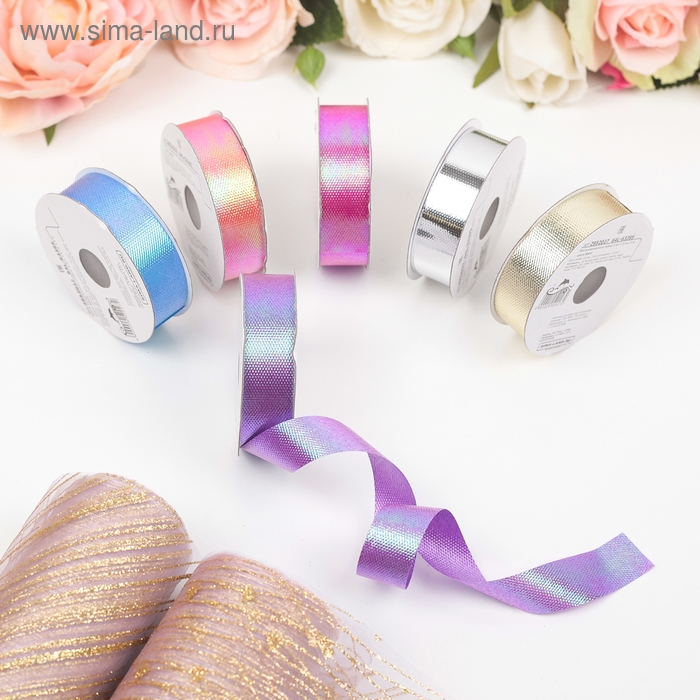 Лента упаковочная, ассорти, набор 6 шт., 1,8 см х 5 м Лента упаковочная, ассорти, набор 6 шт., 1,8 см х 5 м