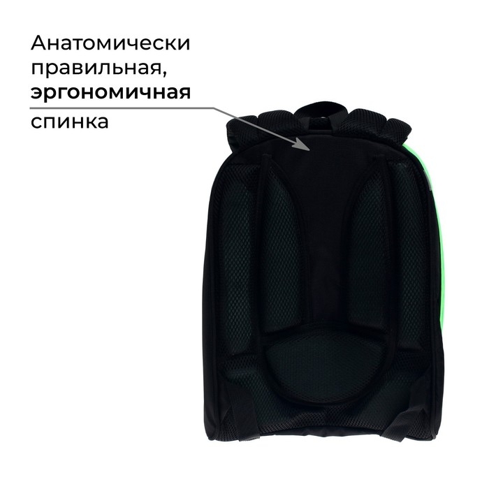 Рюкзак каркасный школьный, 37 х 28 х 19 см, Calligrata К Рюкзак каркасный школьный, 37 х 28 х 19 см, Calligrata К "Тачка"