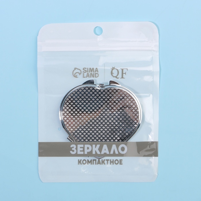 Зеркало складное, 7 × 6 см, цвет серебристый Зеркало складное, 7 × 6 см, цвет серебристый