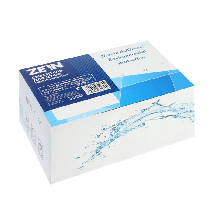 Смеситель для душа ZEIN Z3671, однорычажный, без душевого набора, ABS-пластик, графит Смеситель для душа ZEIN Z3671, однорычажный, без душевого набора, ABS-пластик, графит