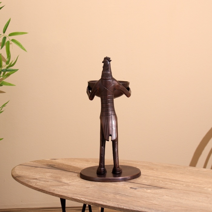 Чаша Чаша "Петушок угощает" алюминий 21х25х41 см