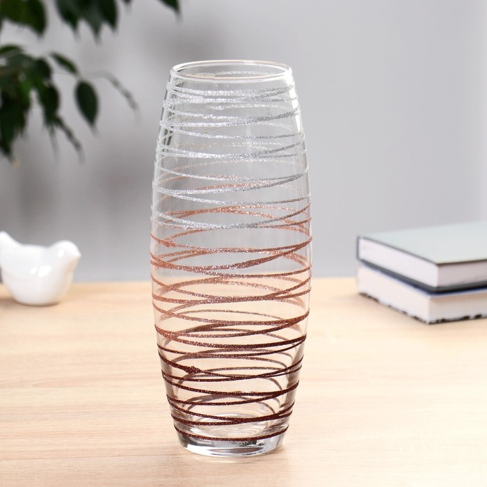 Ваза  Ваза "Круиз какао" d=7,5см, h=26см, v=1,8л