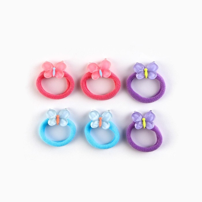 Резинка для волос «Для самой милой» 6 штук, 3.5 х 12 см Резинка для волос «Для самой милой» 6 штук, 3.5 х 12 см