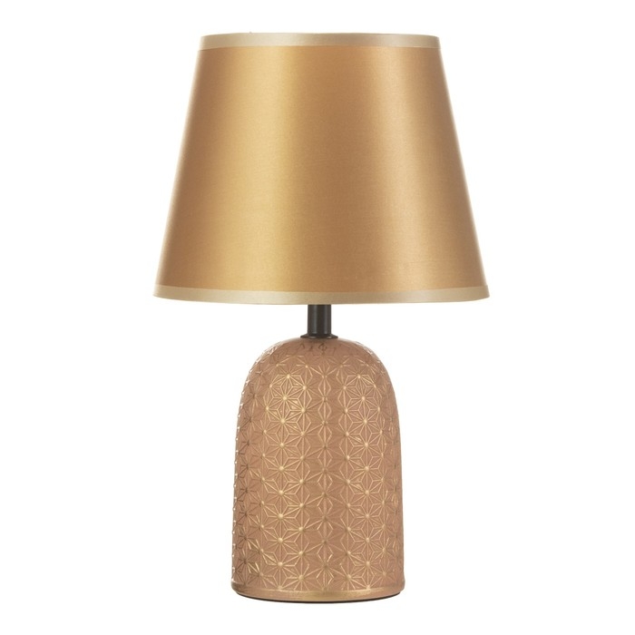 Настольная лампа Настольная лампа "Глория" Е27 40Вт терракотовый-золотой 20х20х32 см