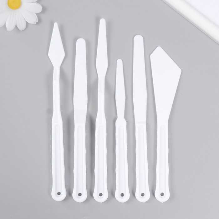 Инструменты для моделирования и придания формы пластик набор 6 шт 10х17 см Инструменты для моделирования и придания формы пластик набор 6 шт 10х17 см