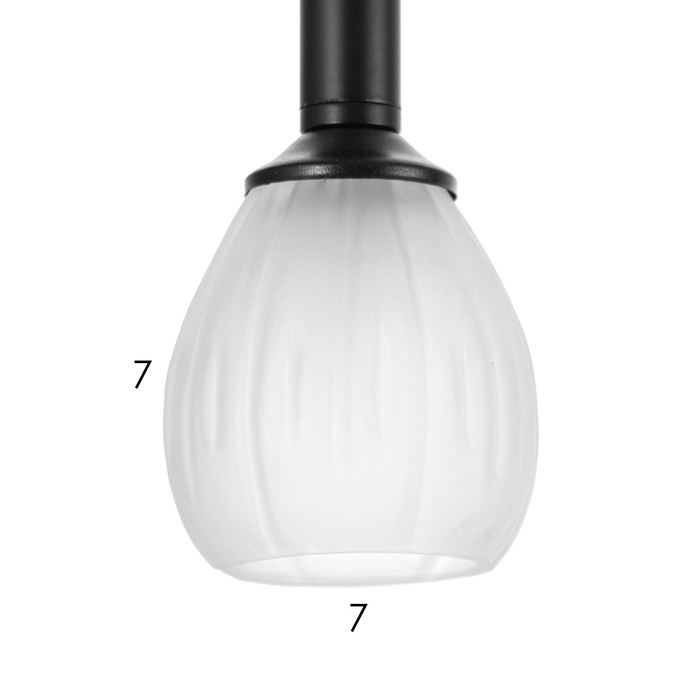 Светильник Светильник "Жаклин" 1х3Вт G4 черный 20х20х180см