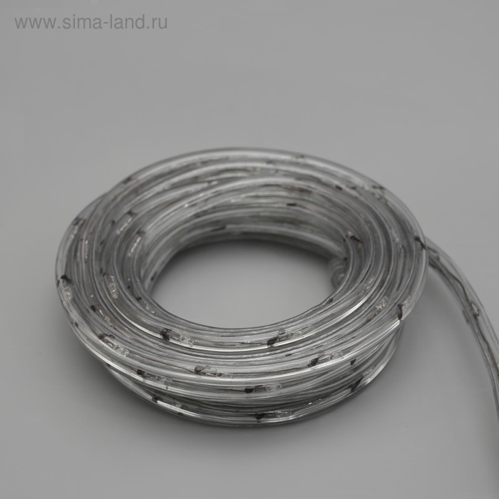 Световой шнур Luazon Lighting 10 мм, IP65, 5 м, 24 LED/м, 220 В, 8 режимов, свечение синее Световой шнур Luazon Lighting 10 мм, IP65, 5 м, 24 LED/м, 220 В, 8 режимов, свечение синее