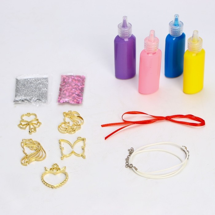 Набор для творчества «Раскрась витражики. Принцессы» 5 форм Набор для творчества «Раскрась витражики. Принцессы» 5 форм