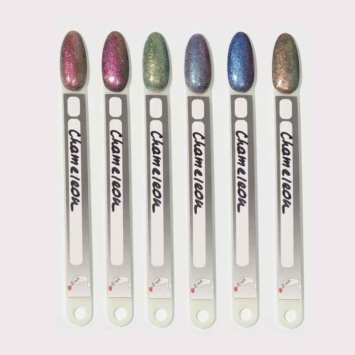 Гель лак для ногтей, «Chameleon», 3-х фазный, 8мл, LED/UV, цвет зелёный/жёлтый (01)