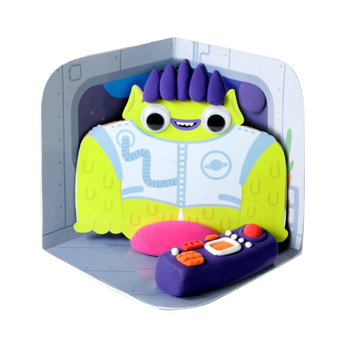 Набор легкого пластилина с 3Д конструктором «КосмоМО» Набор легкого пластилина с 3Д конструктором «КосмоМО»