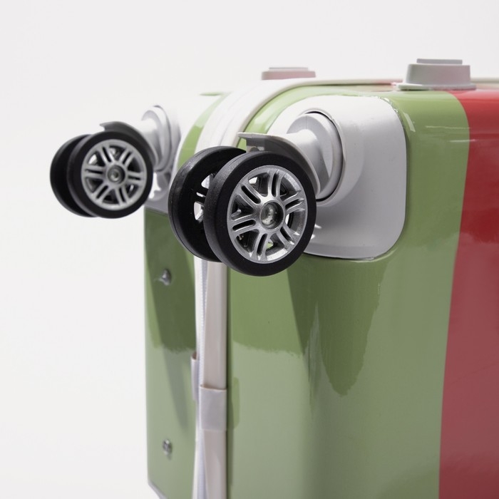 Чемодан малый 36 л (S), отдел на молнии, кодовый замок, цвет разноцветный Чемодан малый 36 л (S), отдел на молнии, кодовый замок, цвет разноцветный