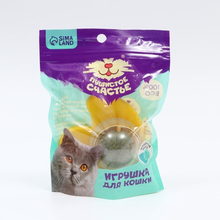 Игрушка для кошек «Утёнок» из кошачьей мяты Игрушка для кошек «Утёнок» из кошачьей мяты