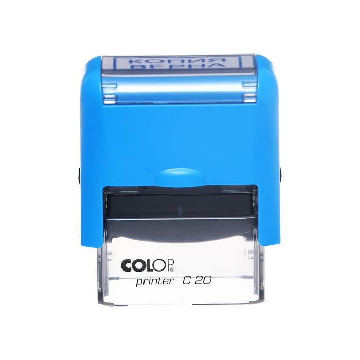 Штамп автоматический COLOP "Копия верна", 38 х 14 мм, синий