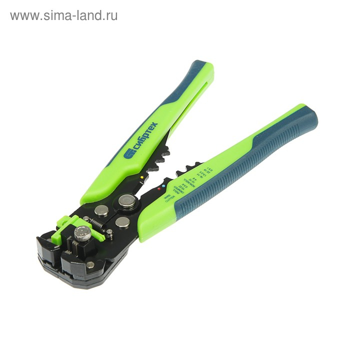 Щипцы для зачистки электропроводов  Щипцы для зачистки электропроводов "Сибртех" 17734, функция обрезания проводов, 0.2-6 мм