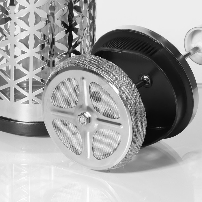 Чайник заварочный френч - пресс «Сейхо», 600 мл, стекло, нержавеющая сталь Чайник заварочный френч - пресс «Сейхо», 600 мл, стекло, нержавеющая сталь