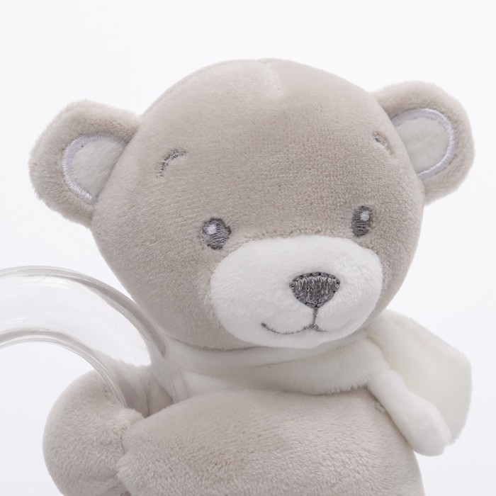 Погремушка мягкая «Серый мишка», Крошка Я Погремушка мягкая «Серый мишка», Крошка Я