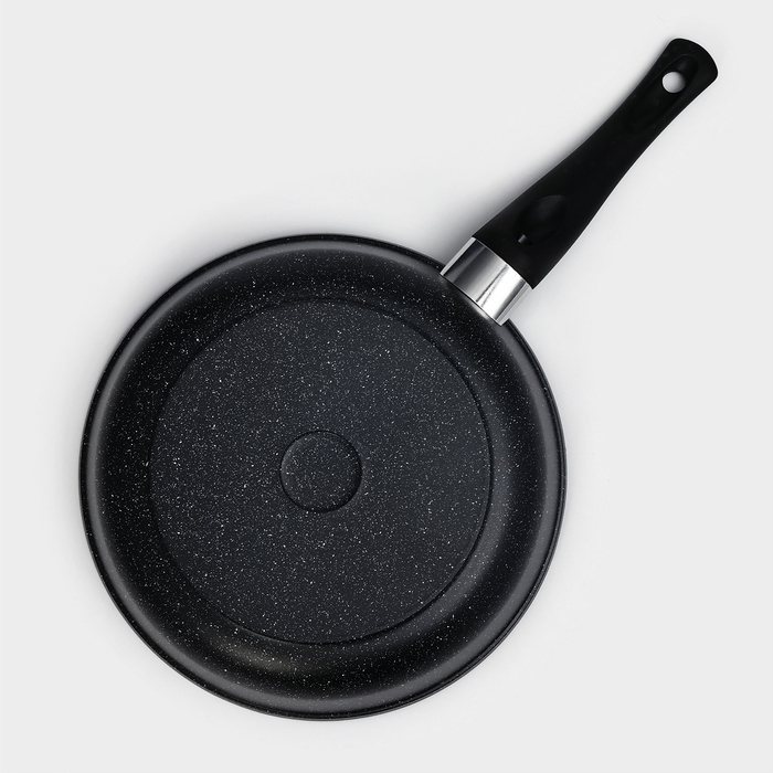 Сковорода Доляна &laquo;Элит&raquo;, d=22 см, антипригарное покрытие, пластиковая ручка