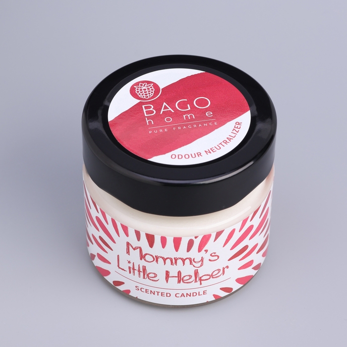 Свеча ароматическая в банке  Свеча ароматическая в банке "Малиновый десерт", совый воск, 80 г