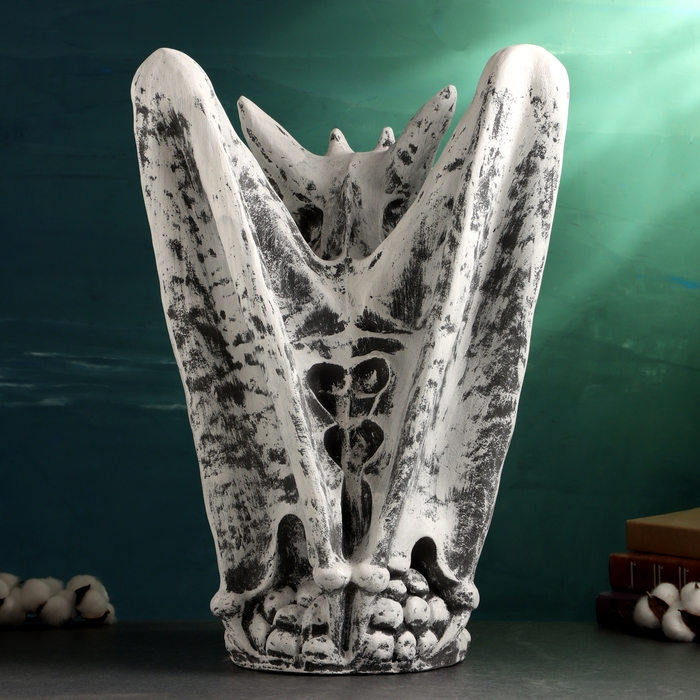 Фигура Фигура "Горгулья" серый камень, 39х39х55см