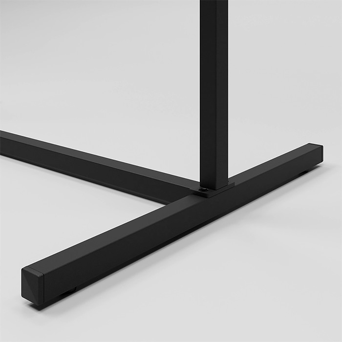 Вешало напольное без выноса 90×50×150 см, цвет чёрный Вешало напольное без выноса 90×50×150 см, цвет чёрный