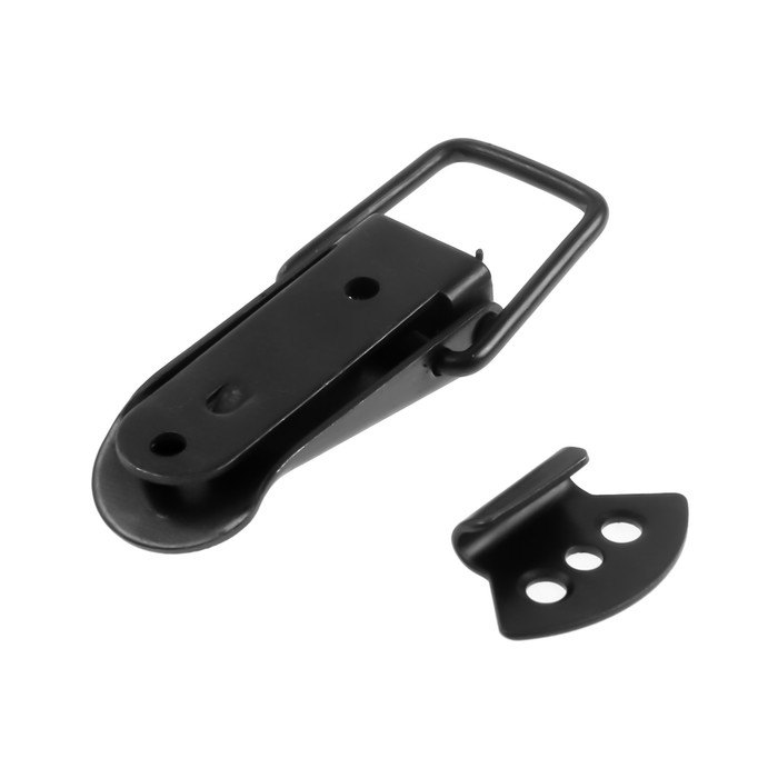 Замок-защелка на ящик, 5,5 см, железный, цвет черный,10 шт Замок-защелка на ящик, 5,5 см, железный, цвет черный,10 шт