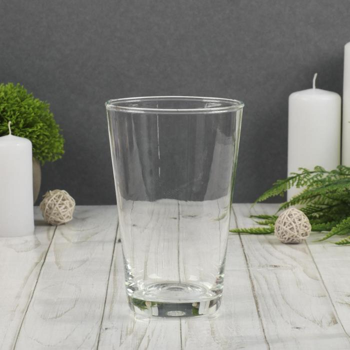 Ваза Ваза "Коническая" h-15см, d-10 см. V= 0,8л 2284