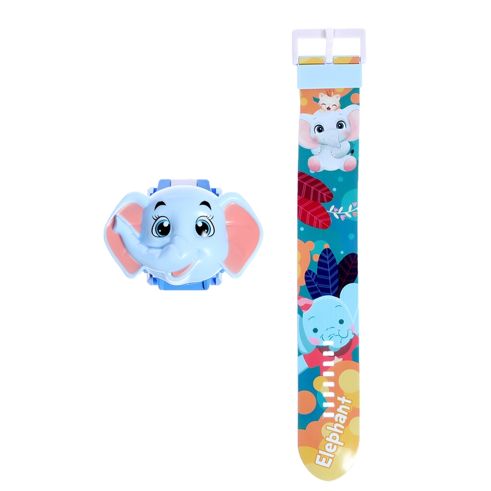 Часы-проектор «Слоник», свет Часы-проектор «Слоник», свет