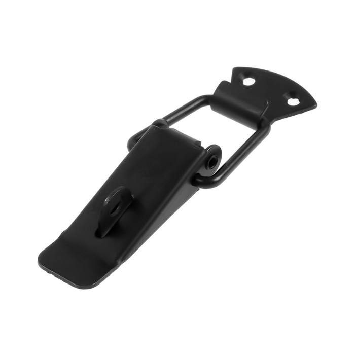 Замок-защелка на ящик, 7,5 см, железный, цвет черный, с проушиной,10 шт Замок-защелка на ящик, 7,5 см, железный, цвет черный, с проушиной,10 шт