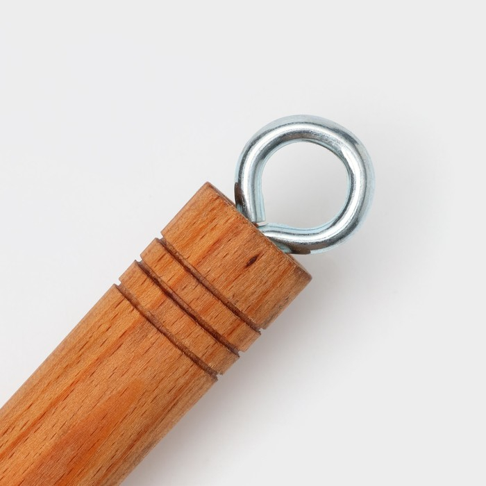 Сковорода-оладница чугунная, 37×19 см, деревянная ручка Сковорода-оладница чугунная, 37×19 см, деревянная ручка