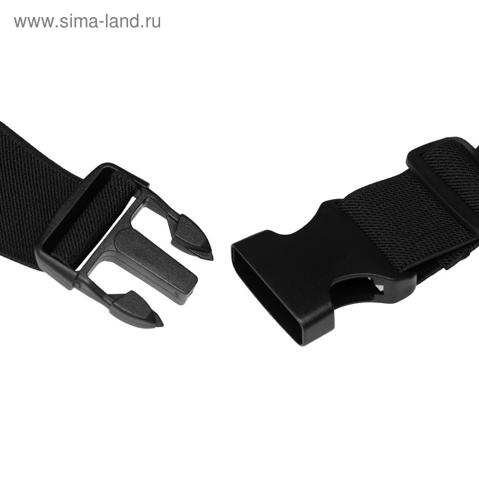 Спортивная сумка чехол на пояс Luazon, управление телефоном, отсек на молнии, чёрная Спортивная сумка чехол на пояс Luazon, управление телефоном, отсек на молнии, чёрная