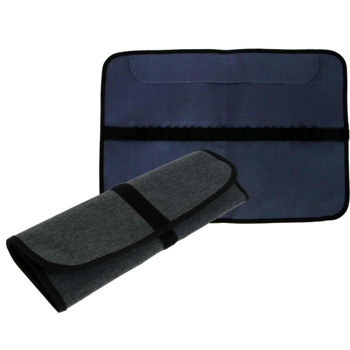 Пенал-скрутка мягкий 330 х 480 мм, на липучке, на 26 предметов, ПНШ-2 Пенал-скрутка мягкий 330 х 480 мм, на липучке, на 26 предметов, ПНШ-2 "Графит"