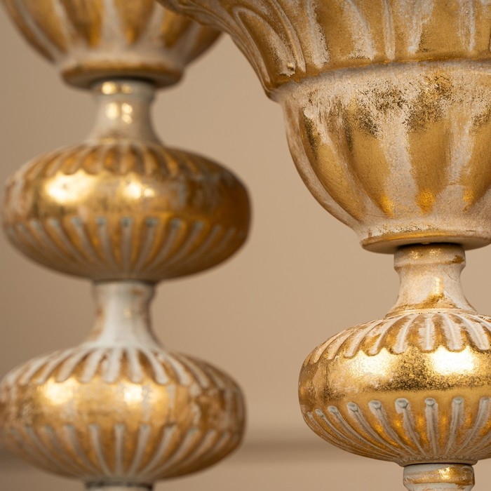 Подсвечник металл «Ярусы» для одной свечи 16 х 16 х 31 см