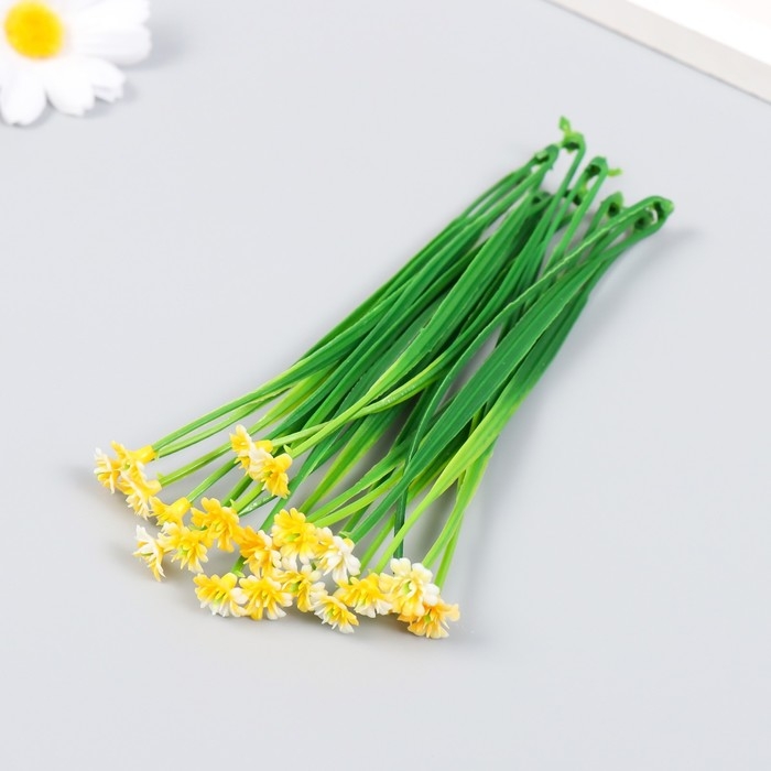 Декор для творчества Декор для творчества "Эрантис" набор 10 шт жёлтый 14,5 см