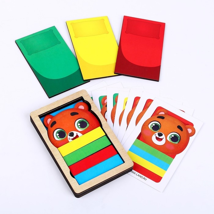 Настольная игра. Повтори по образцу «Мишутка» Настольная игра. Повтори по образцу «Мишутка»