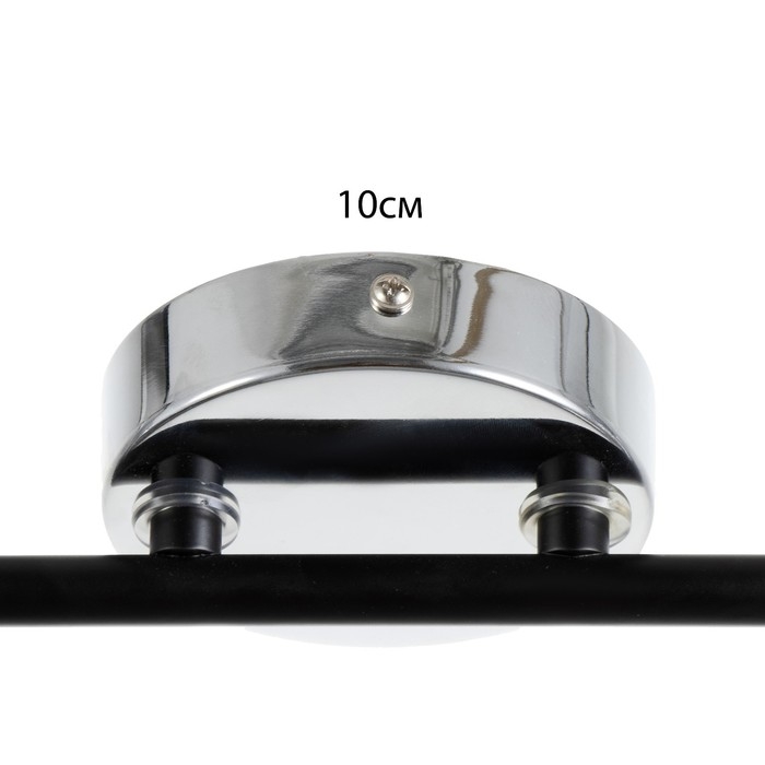 Светильник Светильник "Масуми " 2х60Вт Е14 черный/хром 47,5х10х20см