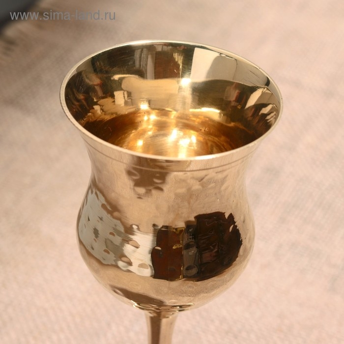 Фужер Фужер "Тресия" латунь 7х7х15 см