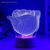 Светильник "Роза" LED RGB от сети RISALUX