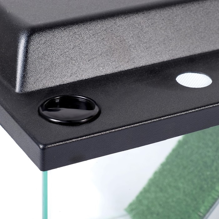 Террариум для черепах 37 литров, с крышкой, полкой и лесенкой, 50 х 25 х 30 см Террариум для черепах 37 литров, с крышкой, полкой и лесенкой, 50 х 25 х 30 см