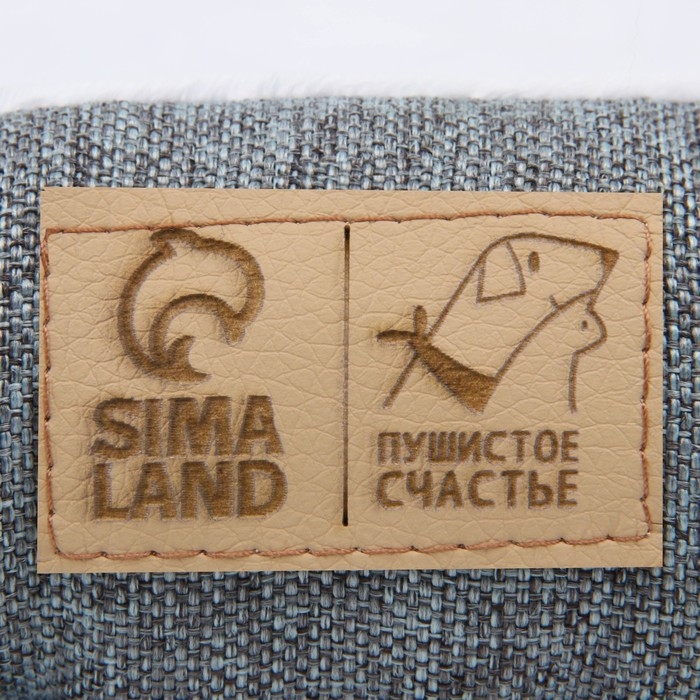 Лежанка для кошек и собак серая, 55х45х11 см Лежанка для кошек и собак серая, 55х45х11 см