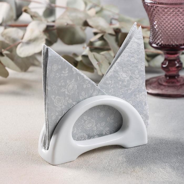 Салфетница «Бельё», цвет белый Салфетница «Бельё», цвет белый