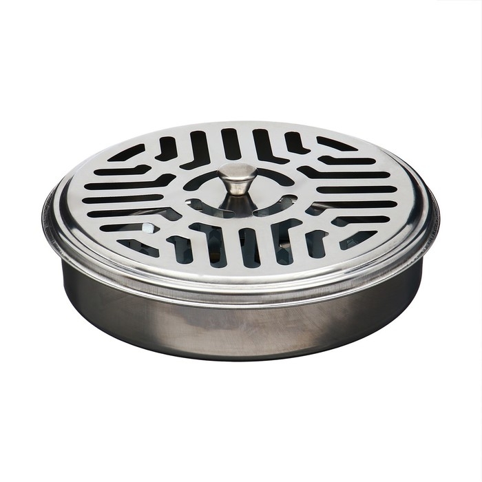 Подставка под спирали от комаров, для благовоний, с крышкой, металл, Greengo Подставка под спирали от комаров, для благовоний, с крышкой, металл, Greengo