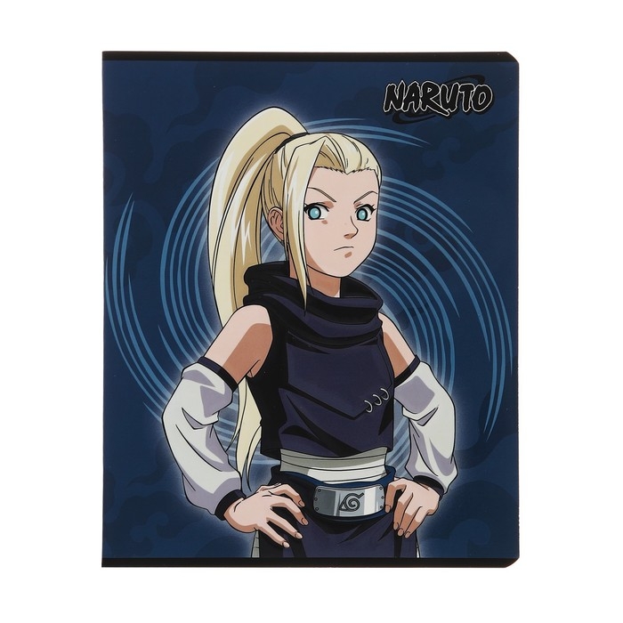 Тетрадь 48 листов в клетку Тетрадь 48 листов в клетку "Naruto", обложка мелованный картон, выборочный УФ-лак, конгрев, блок 65 г/м2, МИКС