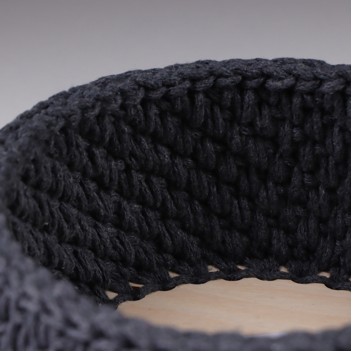 Корзинка  Корзинка "Малышка", 16 х 7,5 см, серый, хлопок