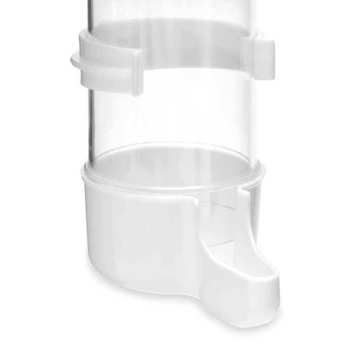 Поилка для птиц 6 х 13,5 см, 240 мл, белая Поилка для птиц 6 х 13,5 см, 240 мл, белая