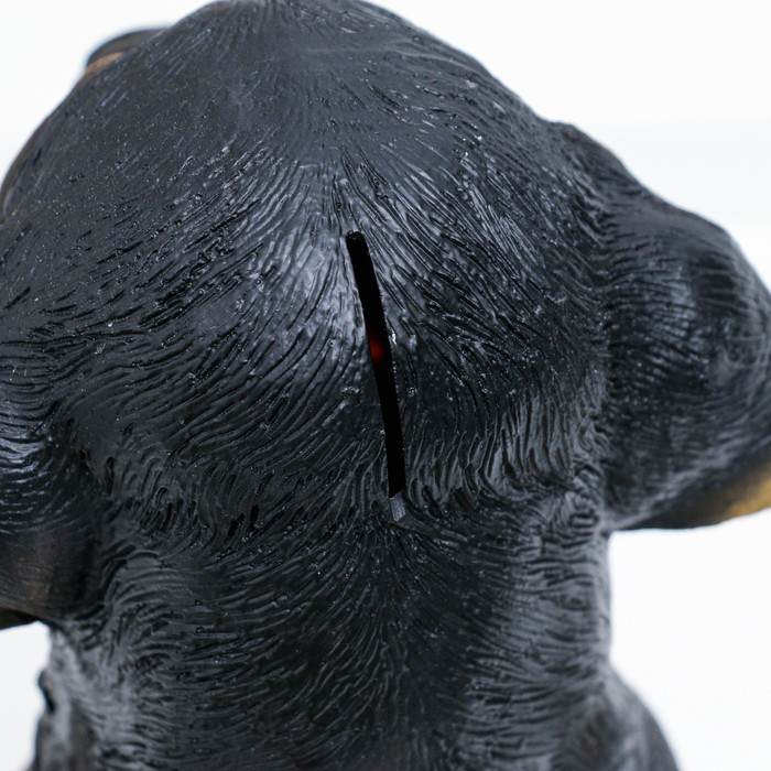 Копилка Копилка "Щенок Ротвейлера" сидит, 23х19х28см