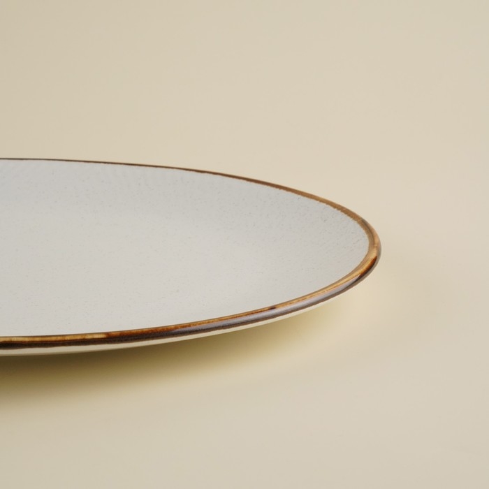 Блюдо фарфоровое SL Home «Волна в камне», 30,5×20 см, цвет белый Блюдо фарфоровое SL Home «Волна в камне», 30,5×20 см, цвет белый